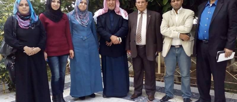 A delegation from Ro'aya Center for Studies and  Researches  visits Aisha Association for Woman and Child protection 