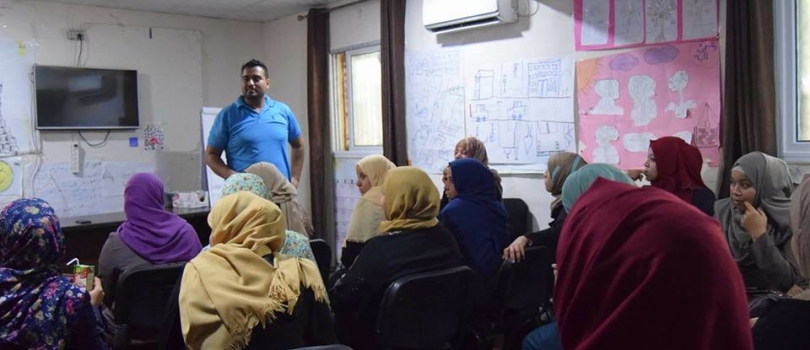 Aisha  Association for Woman and Child Protection conducted 4 awareness workshops on gender issues and personal status issues in the north of the  Gaza Strip  areas