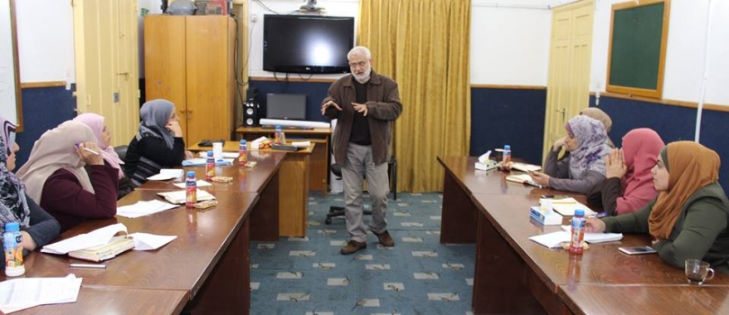 جلسة أشراف على إدارة الحالات لطاقم جمعية عايشة.