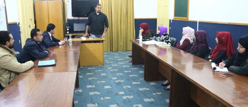 لقاء تمهيدي لتنفيذ مجموعة دورات بالتعاون مع أكاديمية غزة للإستشارات الإدارية والتدريب ( GMCT )