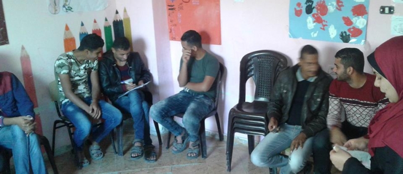 ورش التوعية المجتمعية حول المشاركة الشبابية المجتمعية والمدنية في محافظة رفح – منطقة الشوكة 