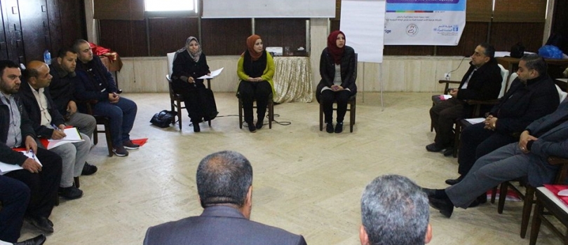 افتتاح تدريب مرشدي المدارس ومدرسي الصحة المدرسية في وزارة التربية والتعليم من جميع المحافظات في قطاع غزة