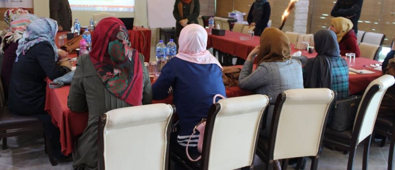  تدريب بناء قدرات المهندسات المعماريات لليوم الخامس مع المدرب د. سلامة زعيتر