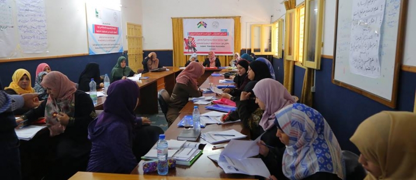 Monday 12th of March 2018 , photos of today's training of managing small projects for beneficiaries at Aisha