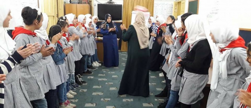 استضافة البرلمان الطلابي التابع لمدرسة الشاطئ الاعدادية أ التابع لوكالة الغوث