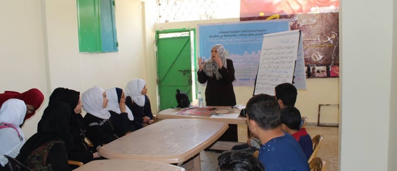  ورشة حول المشاركة الشبابية المدنية في مدينة بيت لاهيا