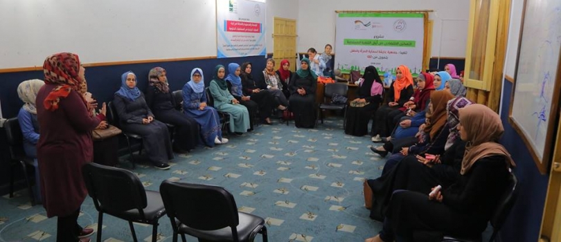 بحضور مدربات السيكودلراما عقد لقاء مع المشاركات في دورة التأهيل المهني