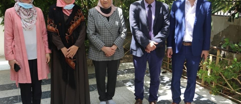 زيارة معالي وزيرة شؤون المرأة الفلسطينية لجمعية عايشة لحماية المرأة والطفل