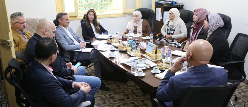 عايشة تستقبل وفداً من برنامج سواسية المشترك والاتحاد الأوروبي.