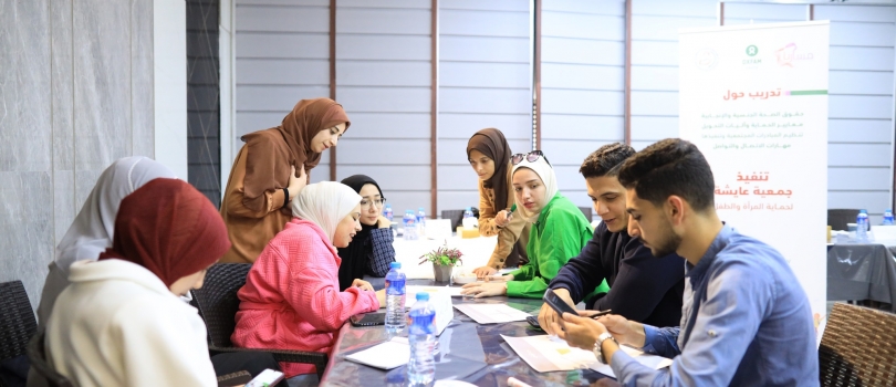 عايشة تنظم مخيماً شبابياً حول حقوق الصحة الإنجابية