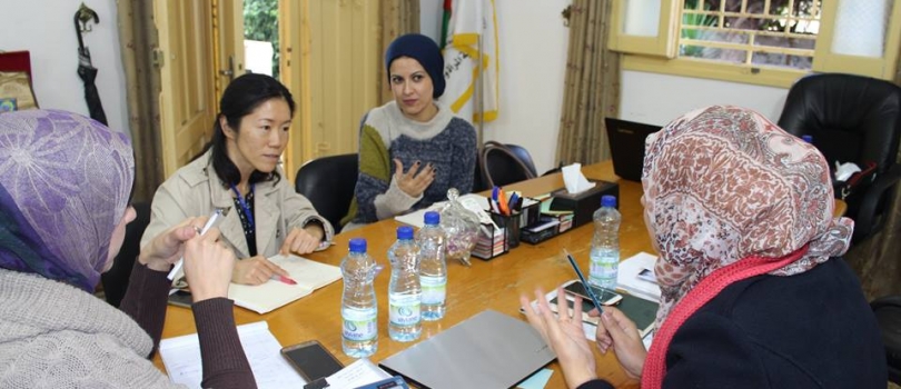  A delegation from UNDP visits Aisha association