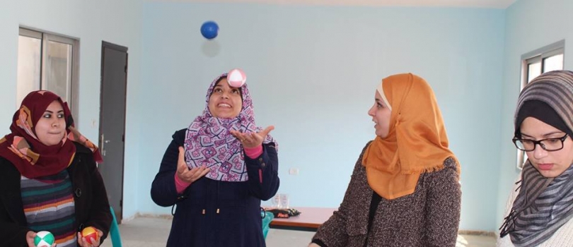 Opening of "Yoga and social circus training"