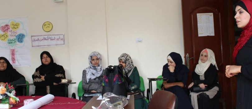 Community awareness workshops on youth’s community and civic participation in Beit Lahia in the north of Gaza Strip